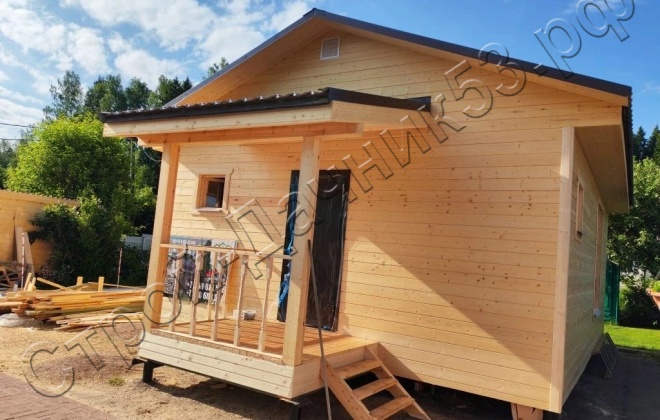 3 Каркасный дом 8х6м + 2х1.5м , 51 М², Ленинградская область, Выборгский район, с.п. Гончаровское (5)